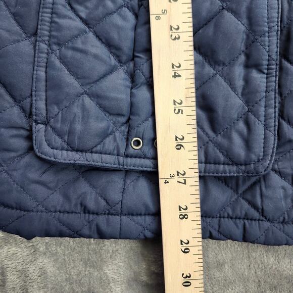 Tommy Hilfiger Quilted Zip-Up Jacket Blue Size L - Picture 8 of 11